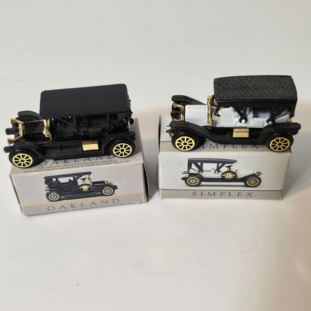 Wondrie Metal Products Diecast 1909‎ Oakland & Simplex Miniature Car Set Boxes - Picture 2 of 9
